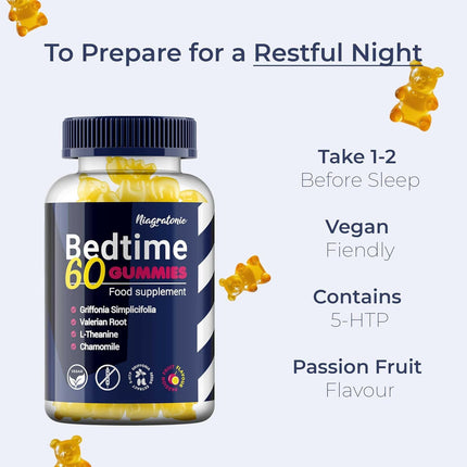 Griffonia Seed & 5-HTP - Natural Sleep Gummies Adults- Niagratonic