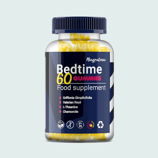 Niagratonic Vegan Bedtime Gummies with Griffonia Seed & 5-HTP
